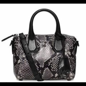 Michael Kors snake skin mini crossbody